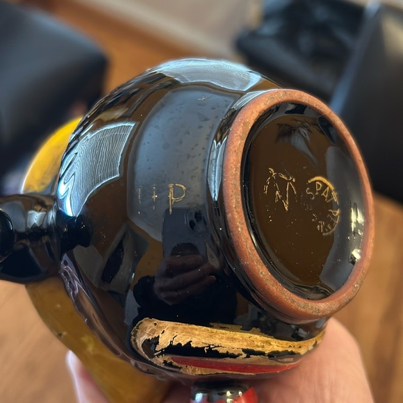 Vintage Thames Black Clown Redware Mini Creamer - Picture 7 of 7